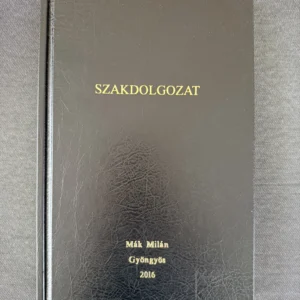 Szakdolgozat kötés