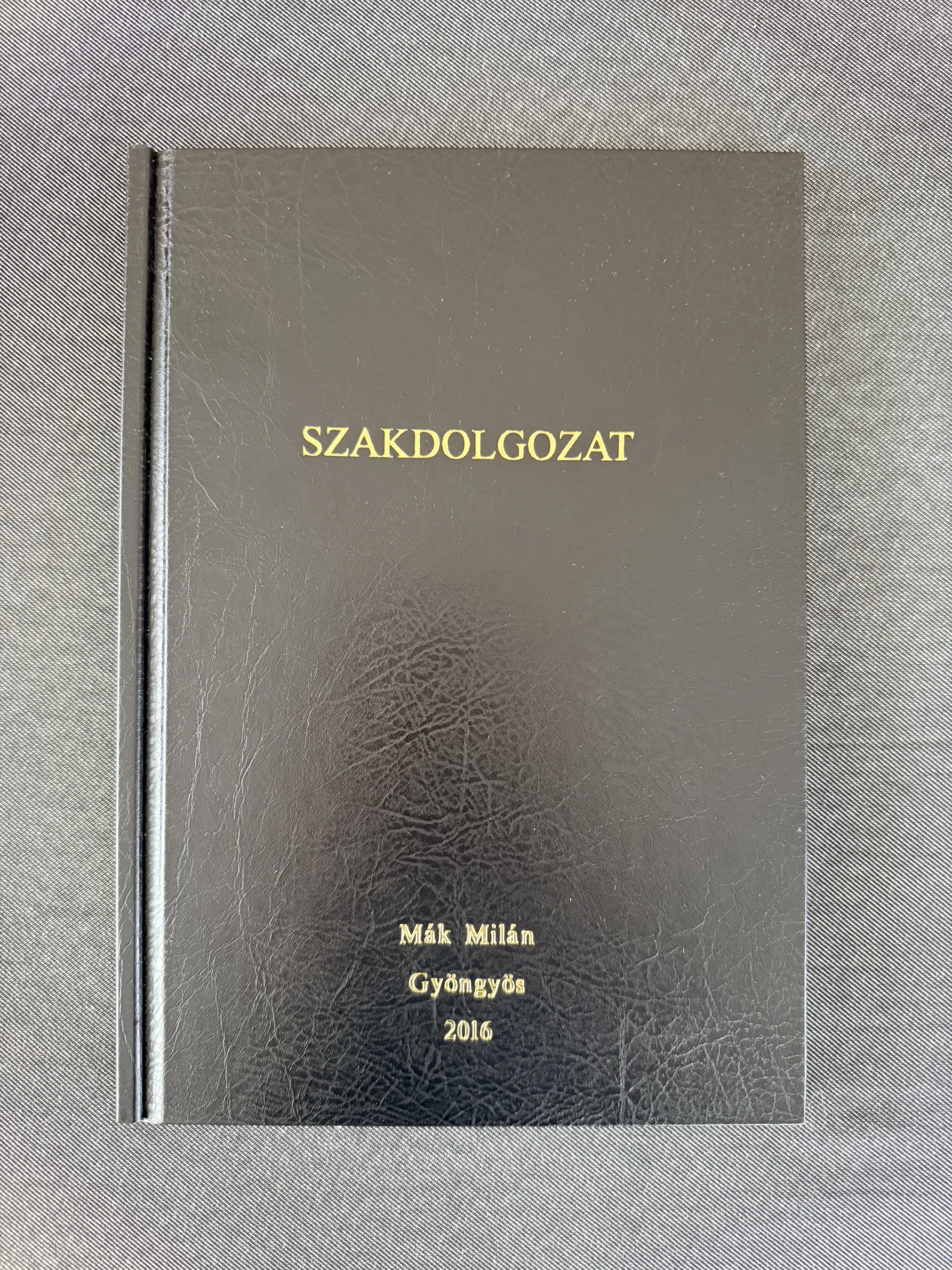 Szakdolgozat kötés