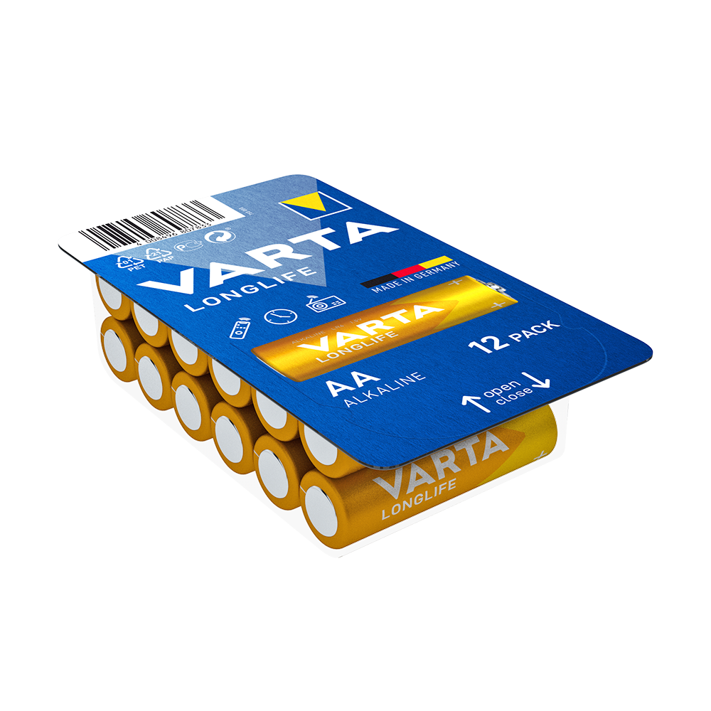 Elem AA ceruza LR06 Longlife BigBox 12 db/csomag, Varta