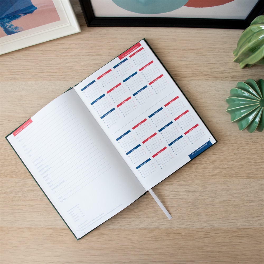 Határidőnapló agenda Standard B/5, napi fehér lapokkal drapp Bluering® 2027. - Image 7