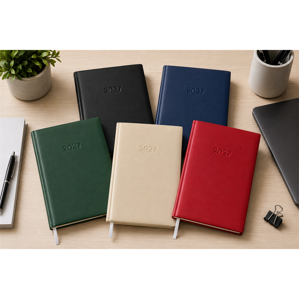 Határidőnapló agenda Standard B/5, napi fehér lapokkal drapp Bluering® 2027. - Image 9