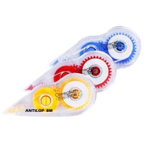 Hibajavító roller 5mm x 8m Compact áttetszó test vegyes színekben Antilop