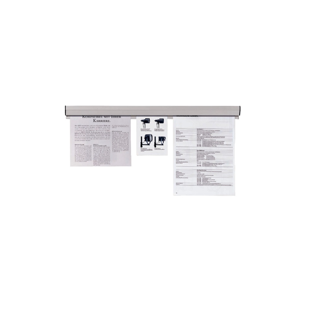 Laptartó sín 118 cm PKS118 Franken