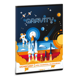 Leckefüzet A5, tűzött 38 lap Ars Una GRAVITY 10db/csomag