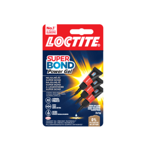 Pillanatragasztó 3x1g Loctite Super Bond Power Gél Mini Trio