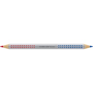 Postairón, vastag, Grip Jumbo Faber-Csatell piros-kék