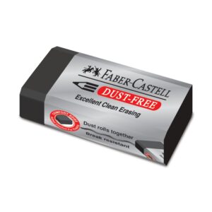 Radír forgácsmentes Faber-Castell fekete