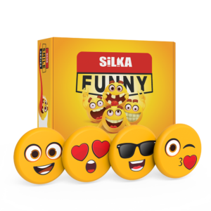 Radír, smile-nagy, 36 db/display, Silka