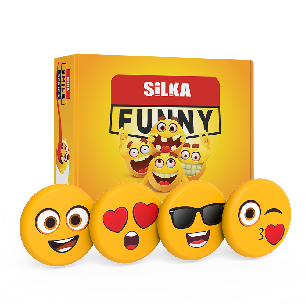 Radír, smile-nagy, 36 db/display, Silka