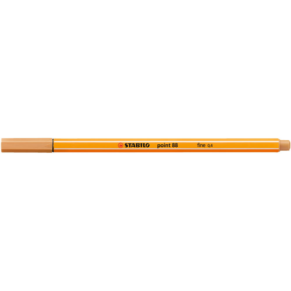 Rostirón, tűfilc 0,4mm, STABILO Point 88 okkersárga