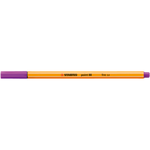 Rostirón, tűfilc 0,4mm, STABILO Point 88 rózsa