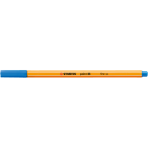 Rostirón, tűfilc 0,4mm, STABILO Point 88 ultramarin kék