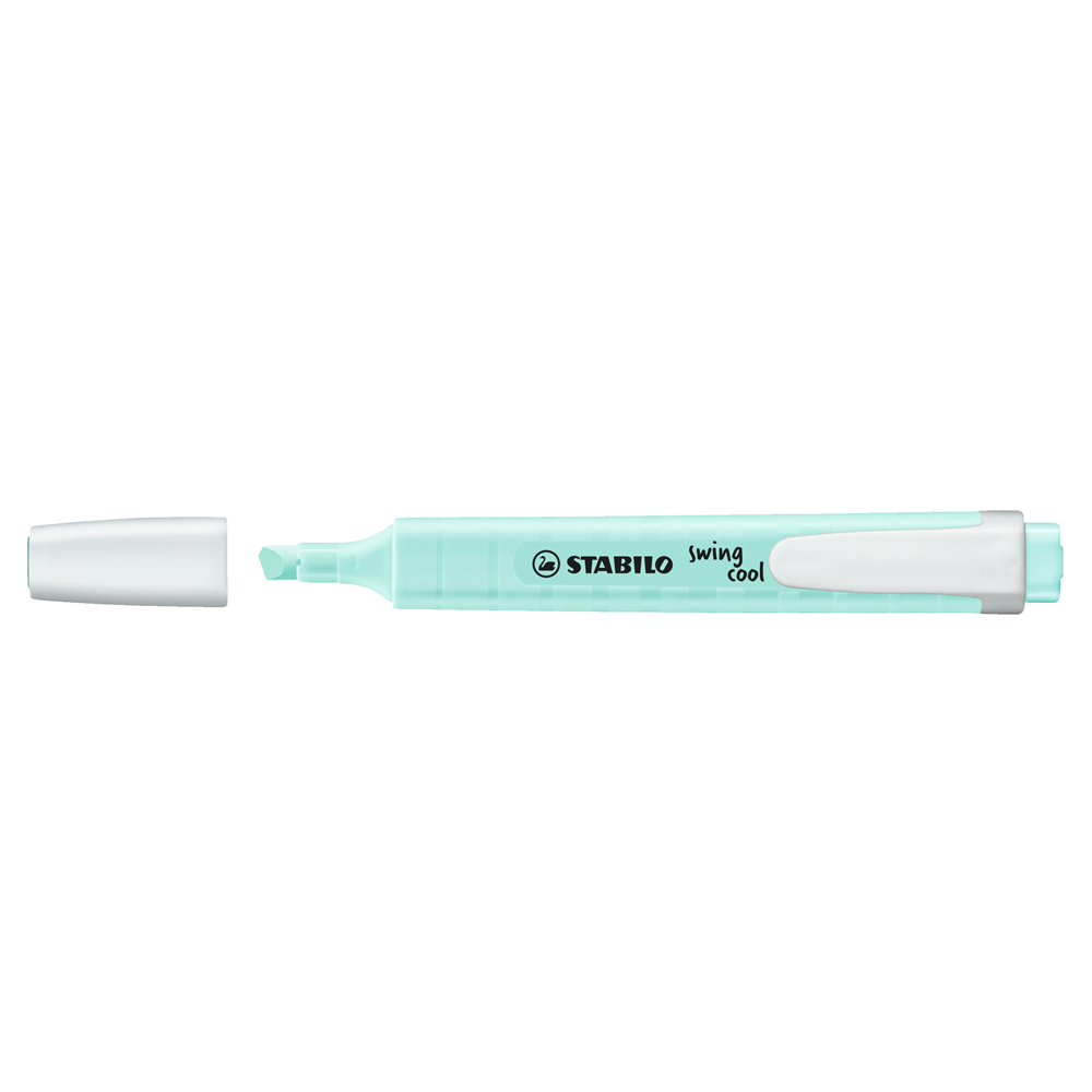 Szövegkiemelő 1-4mm, vágott hegy Stabilo Swing cool pastel 275/113 türkiz - Image 2