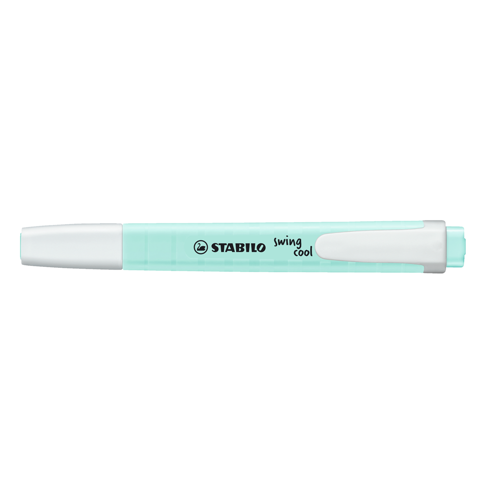 Szövegkiemelő 1-4mm, vágott hegy Stabilo Swing cool pastel 275/113 türkiz