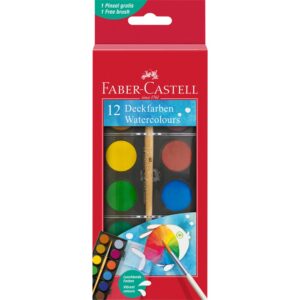 Vizfestek Es Festek Gombokkal Ecset 12Klf Faber - Castell