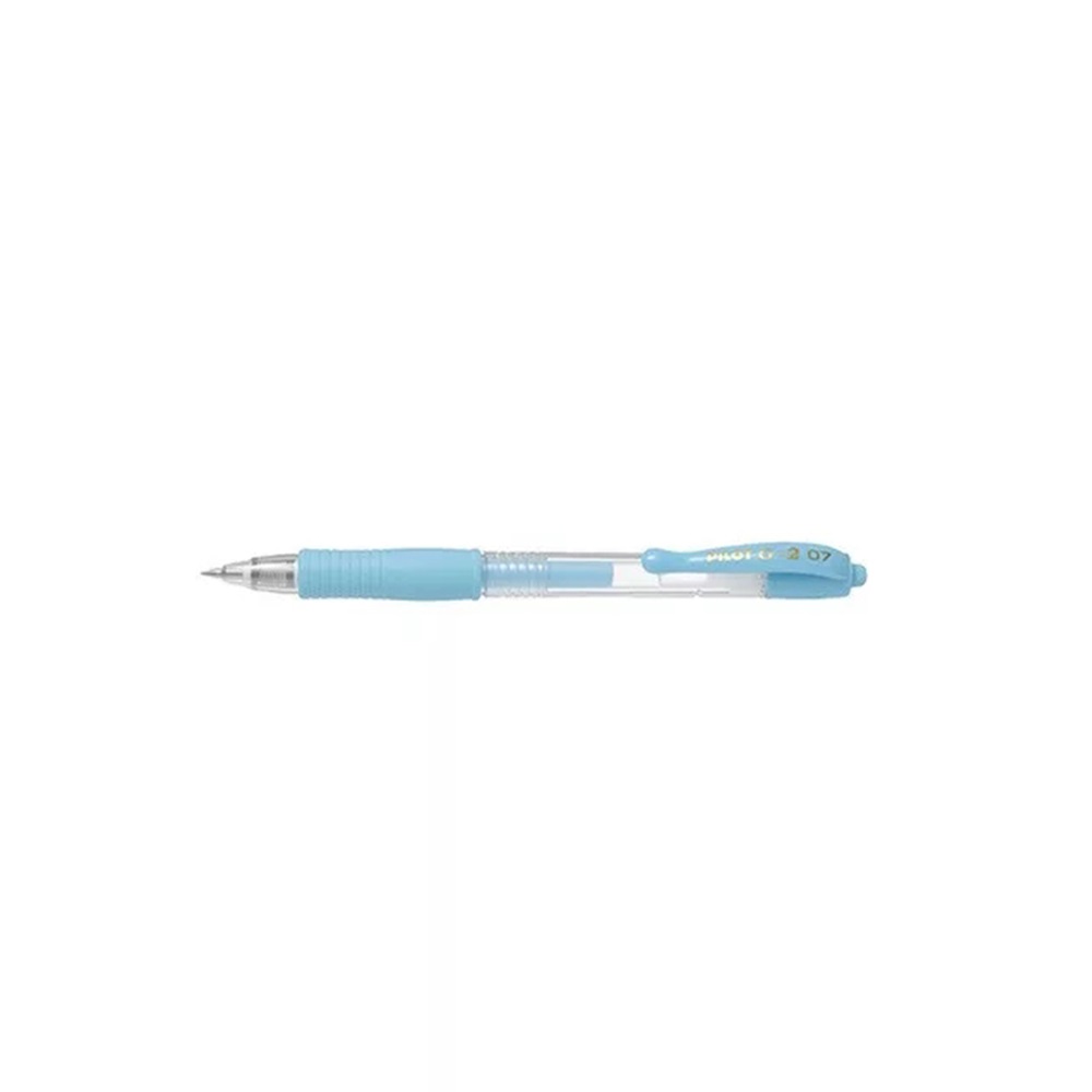 Zseléstoll 0,7mm, nyomógombos Pilot G-2, írásszín pasztellkék