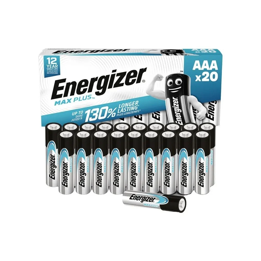 Elem AAA mikro LR03 Max Plus Energizer Elem AAA mikro LR03 Max Plus 20 db/csomag, Energizer