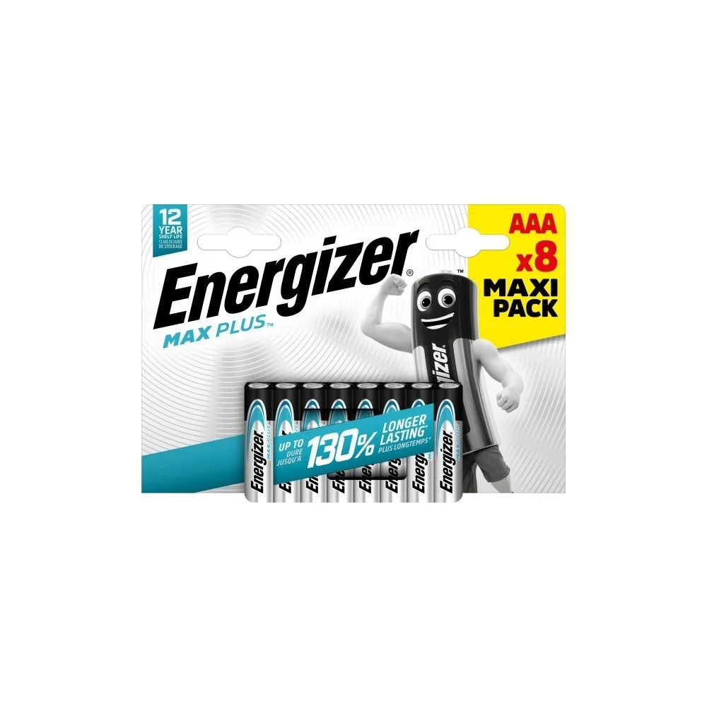 Elem AAA mikro LR03 Max Plus Energizer Elem AAA mikro LR03 Max Plus 8 db/csomag, Energizer
