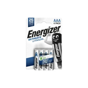 Elem AAA mikro LR03 Ultimate Lítium 4 db/csomag, Energizer