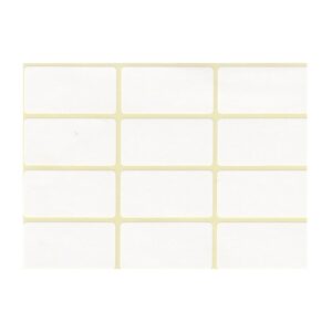 Etikett címke, 20x38mm, 5 lap, 12 címke/lap