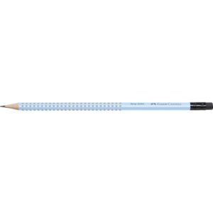 Grafitceruza B,radíros háromszögletű GRIP 2001 Faber-Castell égkék test