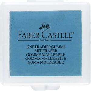 Gyurmaradír műanyag dobozban vegyes színben Faber-Castell sárga,piros,kék
