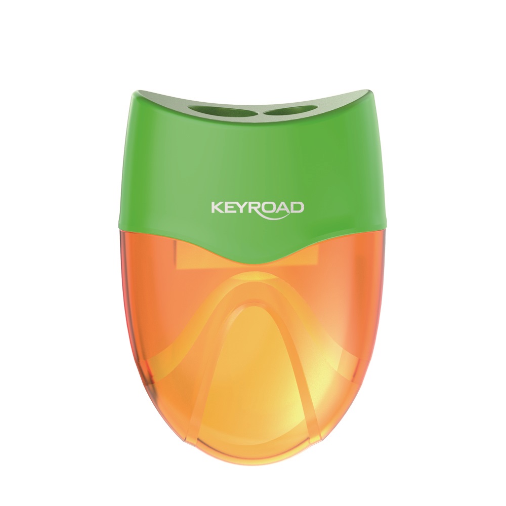 Hegyező 2 lyukú tartályos 12 db/display Keyroad Mellow vegyes színek - Image 3