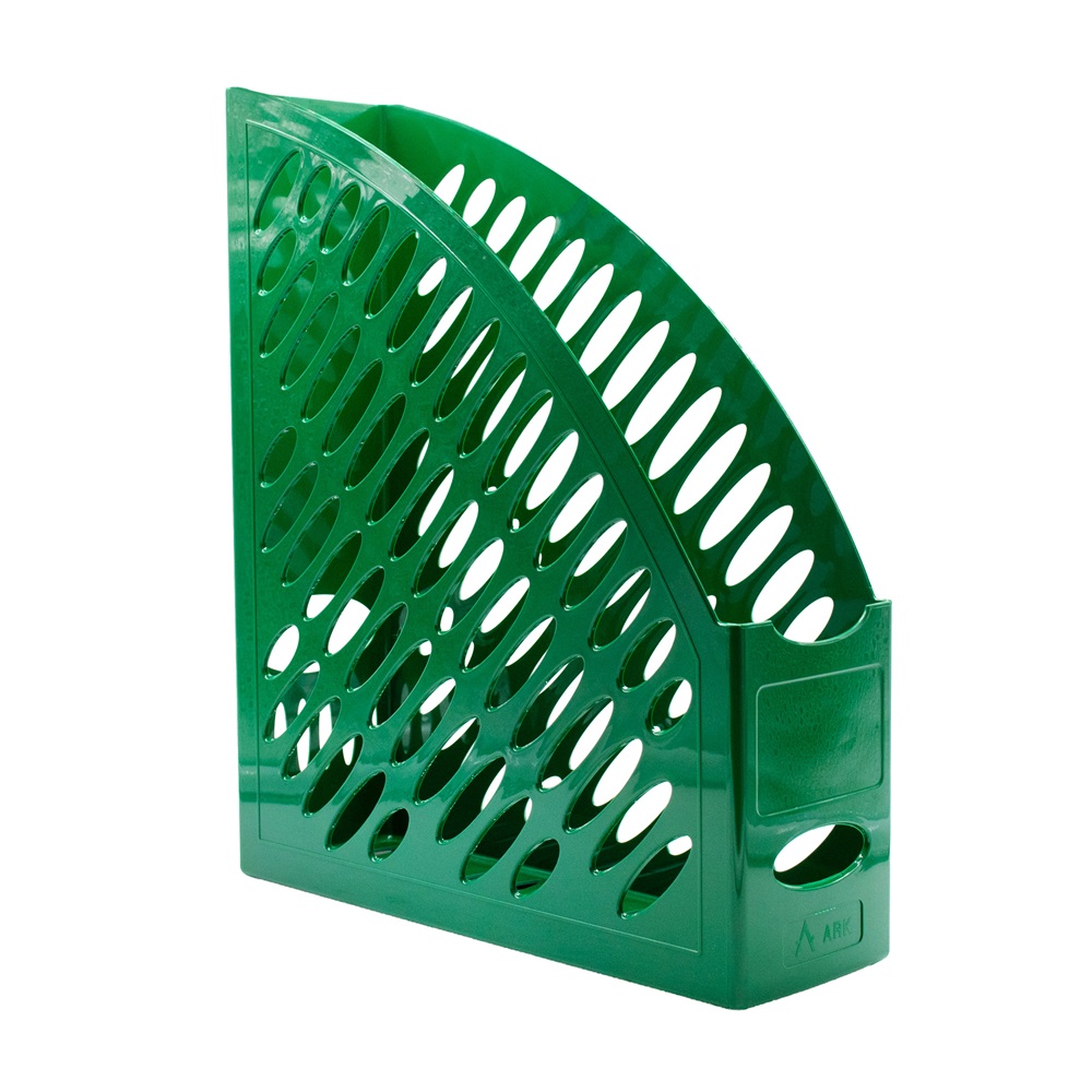 Iratpapucs 8cm, műanyag, 80x327x253mm, ARK zöld - Image 2