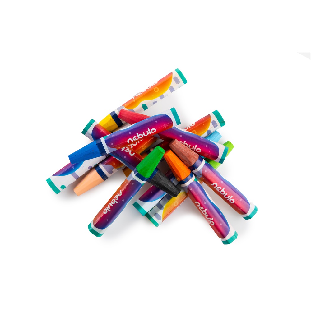 Kréta olajpasztell készlet, Nebulo, 12 klf. szín - Image 2