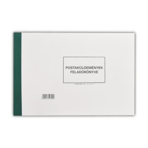 Postaküldemények feladókönyve A4, fekvő 150 lapos C.7976-12/UJ