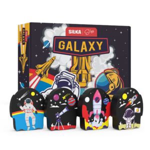 Radír, galaxis, 36 db/display, Silka