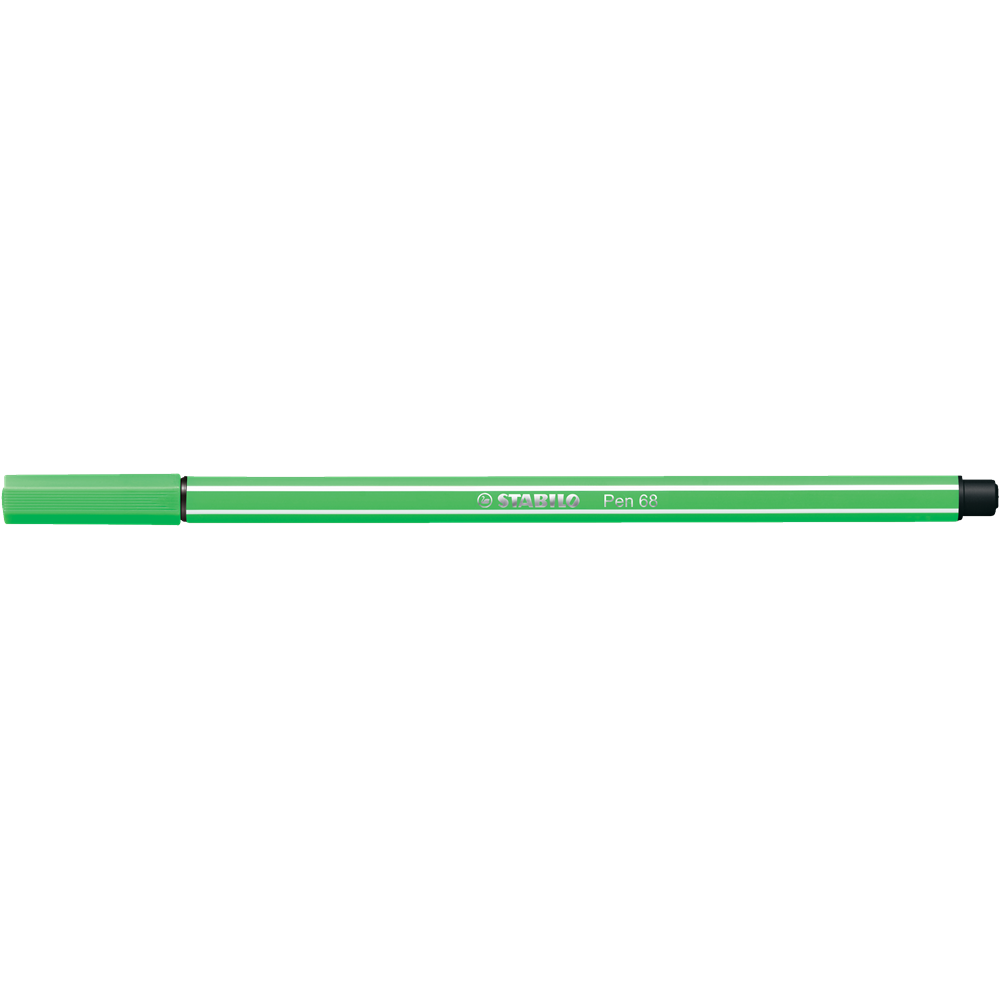 Rostirón, filctoll 1mm, M STABILO Pen 68 levél zöld