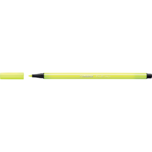 Rostirón, filctoll 1mm, STABILO Pen 68 neon sárga