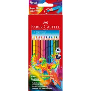 Színes ceruza készlet háromszögletű papagáj Faber-Castell  12klf. szín