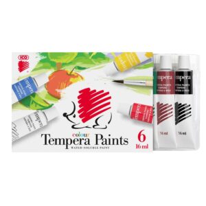 Tempera tubusos 6x16ml, Süni Ico 6 klf. szín